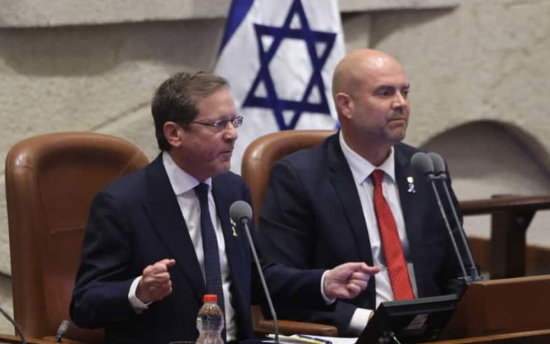 לאחר הביקורות הקשות: הנשיא הרצוג הרעיד את הכנסת באופן חריג | צפו