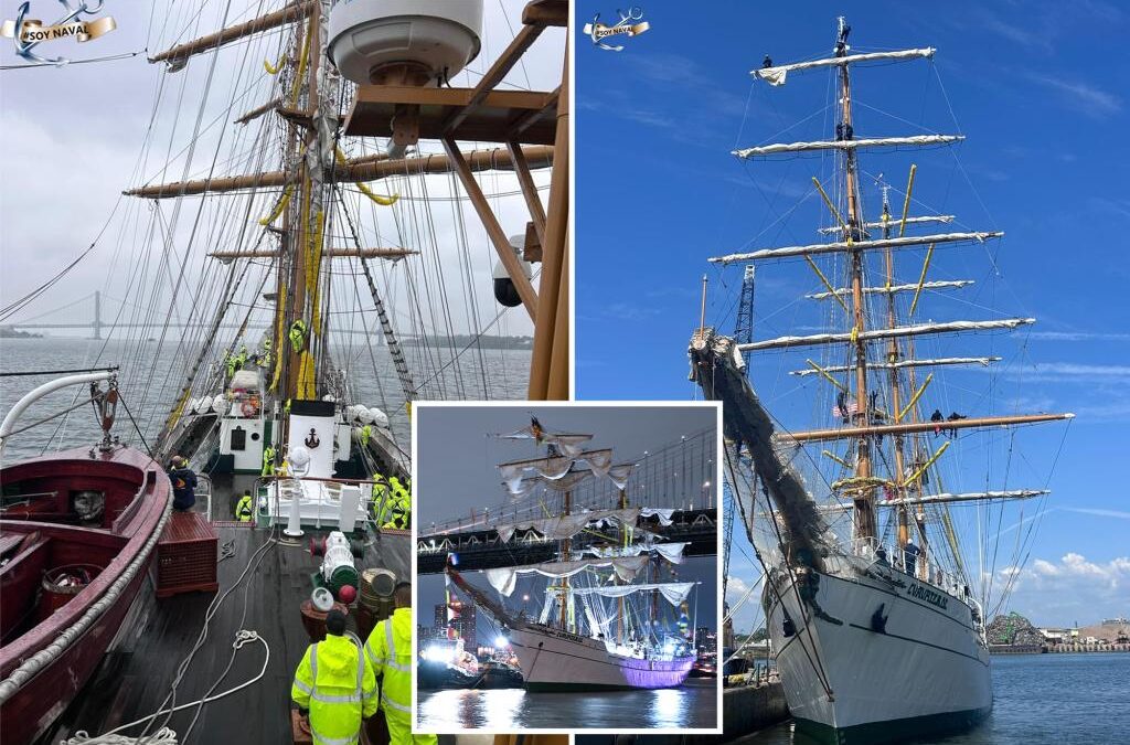 Mexican naval ship that fatally smashed into Brooklyn Bridge leaves for ‘sea trial’ to test repairs
