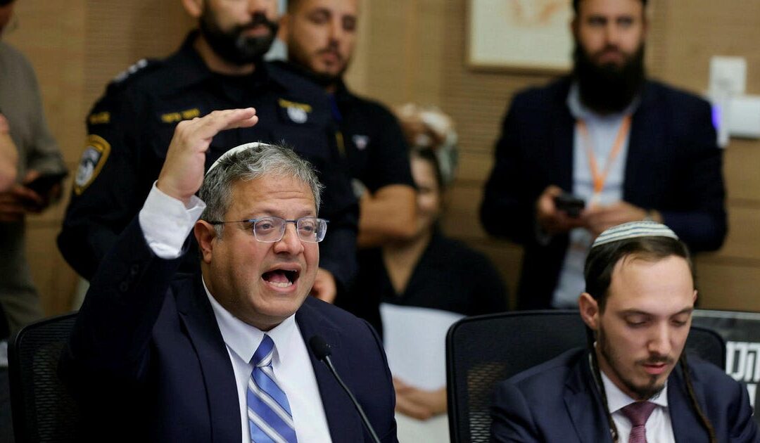 Israel's Arab community is drowning in blood. For their sake, fire Ben-Gvir