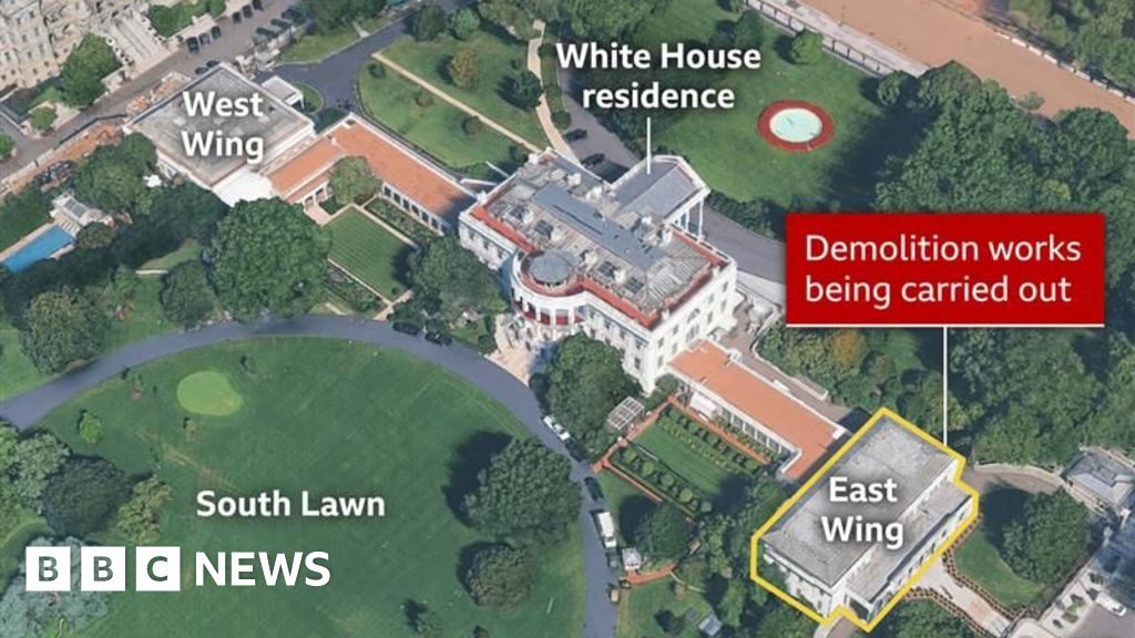 Trump says 'existing structure' of White House East Wing to be torn down