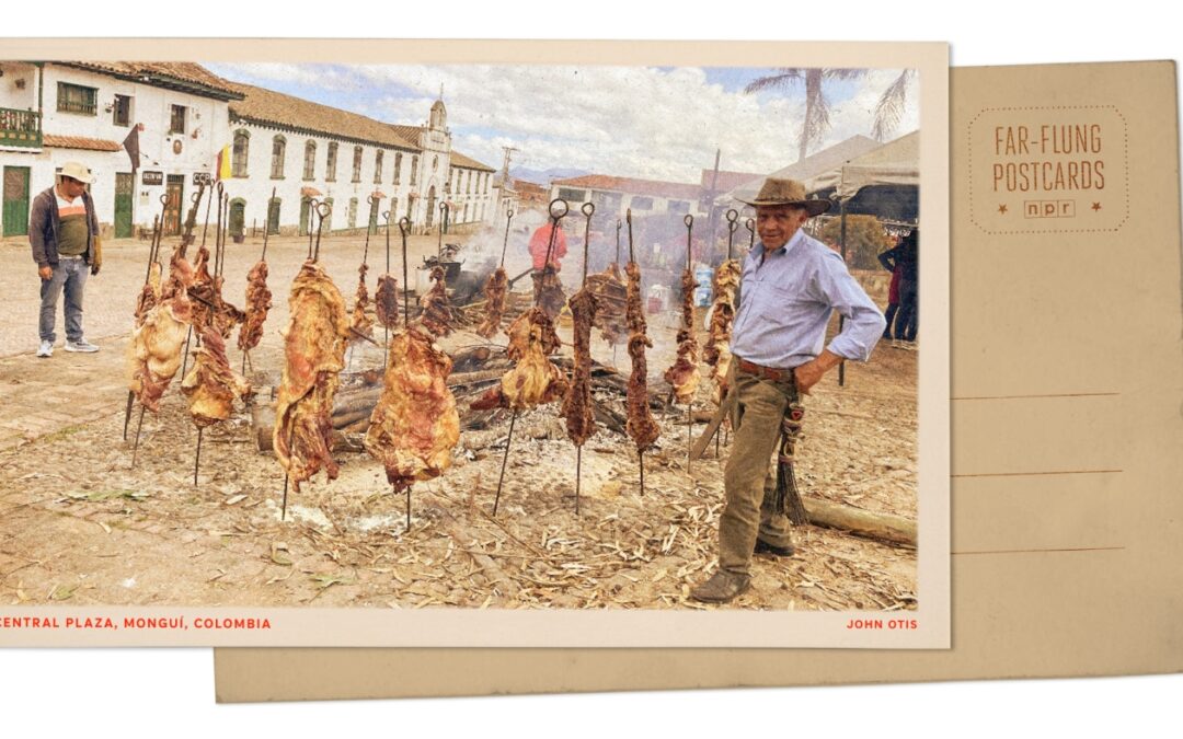 Greetings from high up in Colombia's Andes, where 'prairie-style meat' is a delicacy