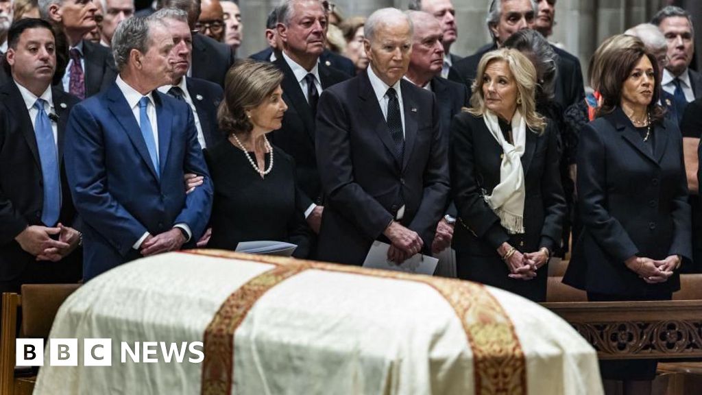 Bush lauds Dick Cheney as a 'thinker and listener' at funeral