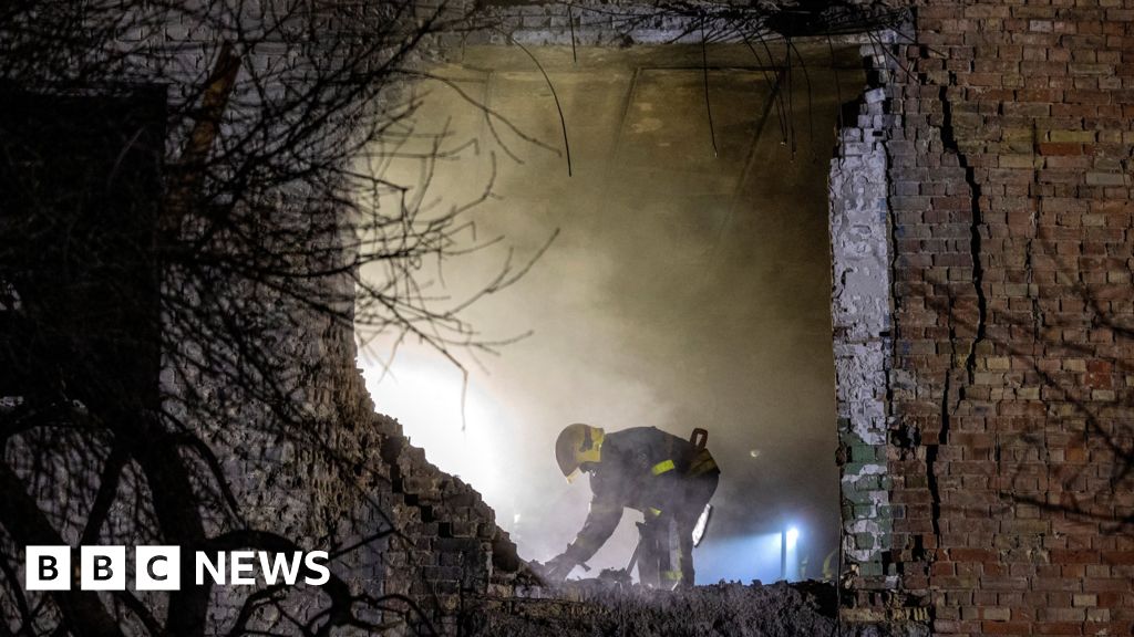 Russian drone strike hits Kyiv residential areas despite peace moves