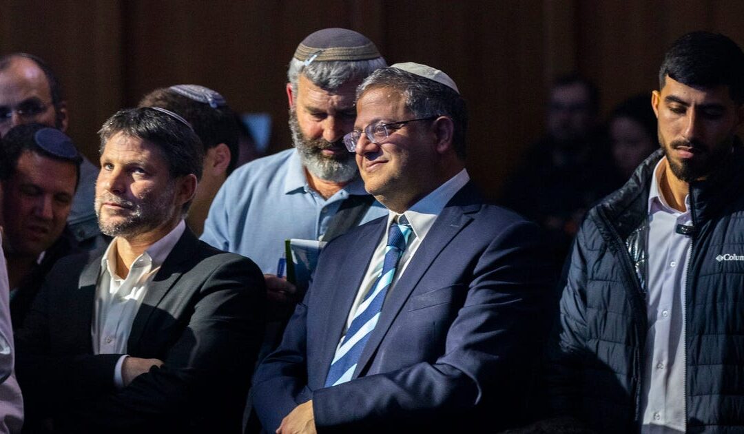 Far-right ministers Smotrich, Ben-Gvir to sit on team setting powers of Oct. 7 gov't probe committee