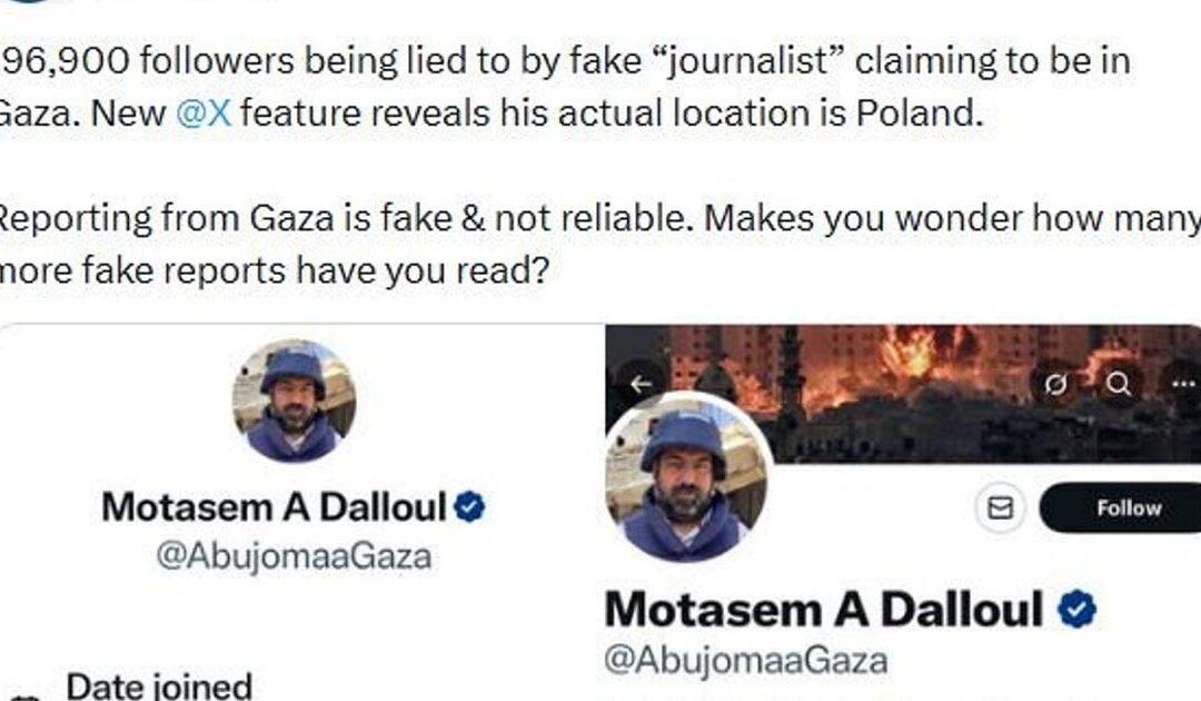 Gaza journalist posts video of himself in the Strip after Israel falsely claimed he is in Poland