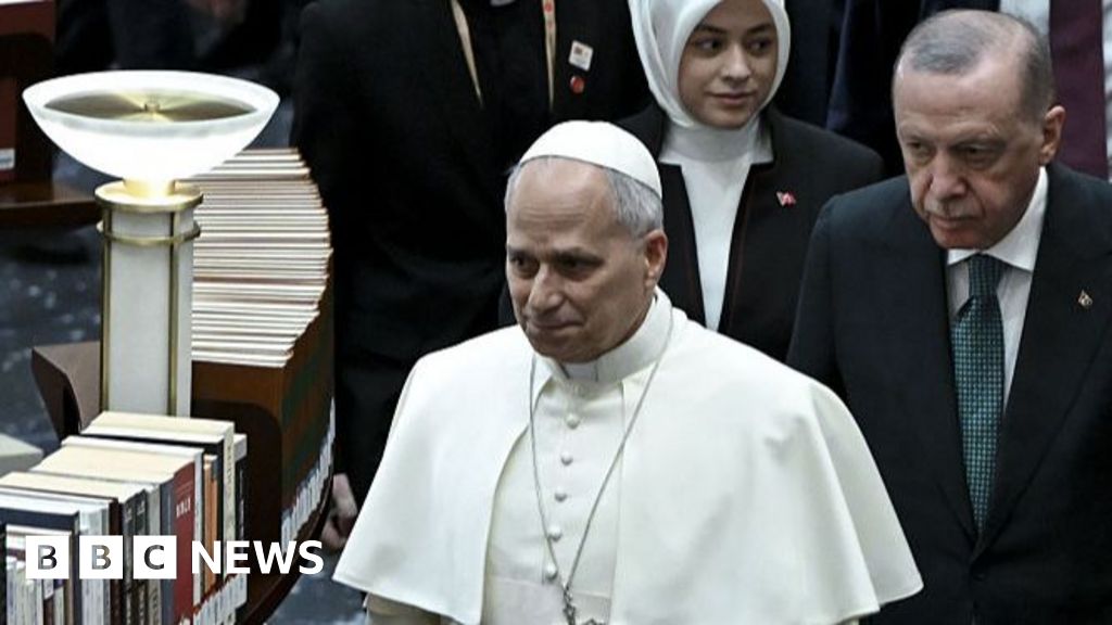 Pope Leo on first foreign trip says future of humanity at stake from conflict