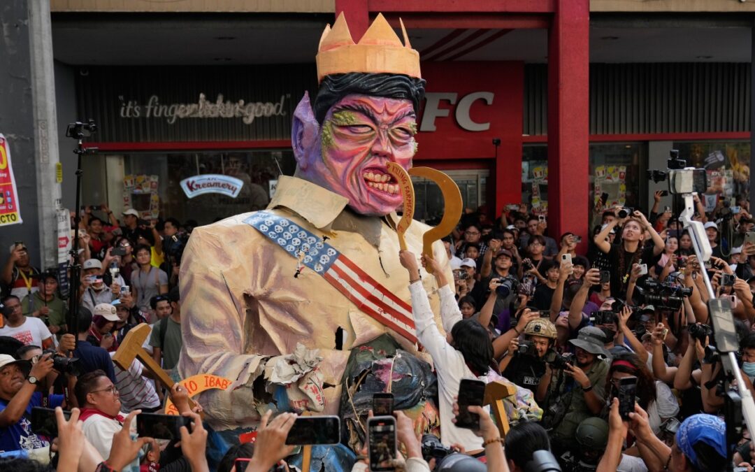 Thousands in Philippines protest corruption, demand return of stolen funds