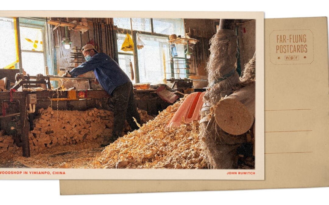 Greetings from Yimianpo, China, where artisans carve Russian nesting dolls