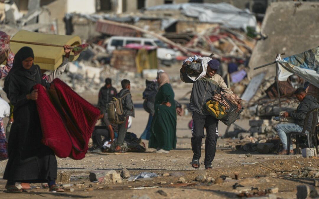 The U.N. Security Council approves a U.S. plan for a Gaza stabilization force