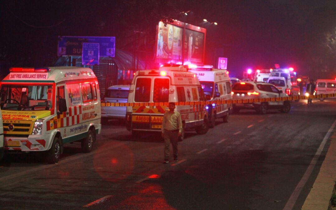 Car explosion near Red Fort in India's capital kills at least 8 people, police say
