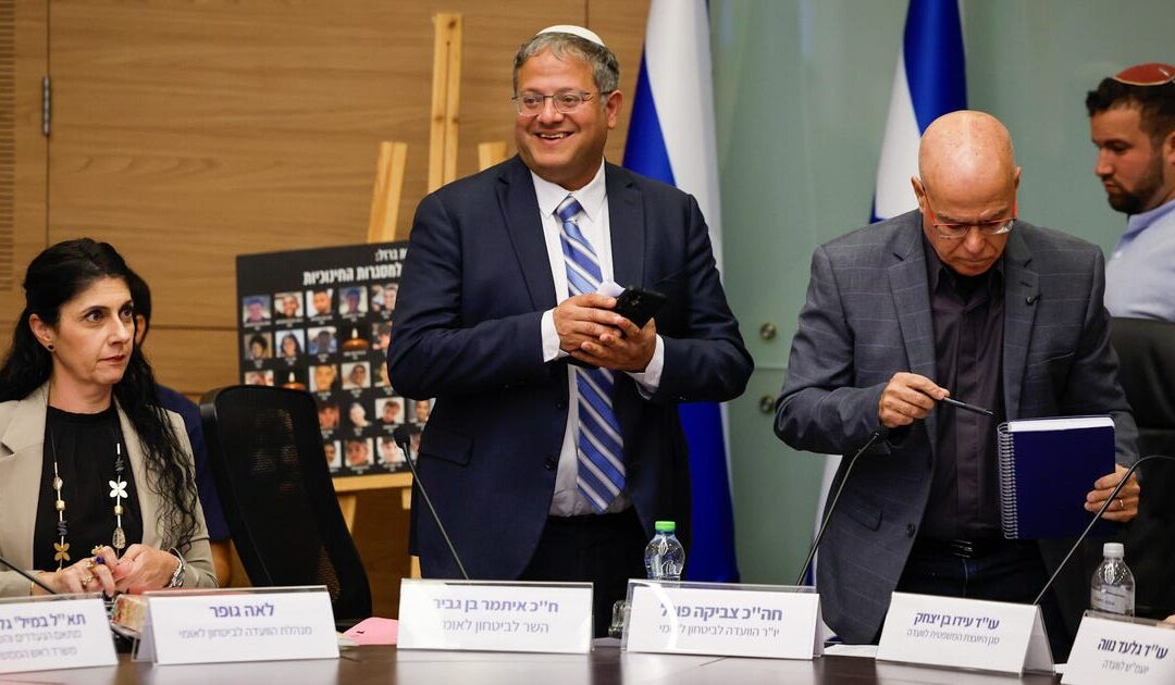 Ben-Gvir is Israel's minister of sadism