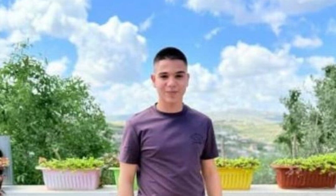 IDF kills 15-year-old Palestinian in northern West Bank, local health officials say