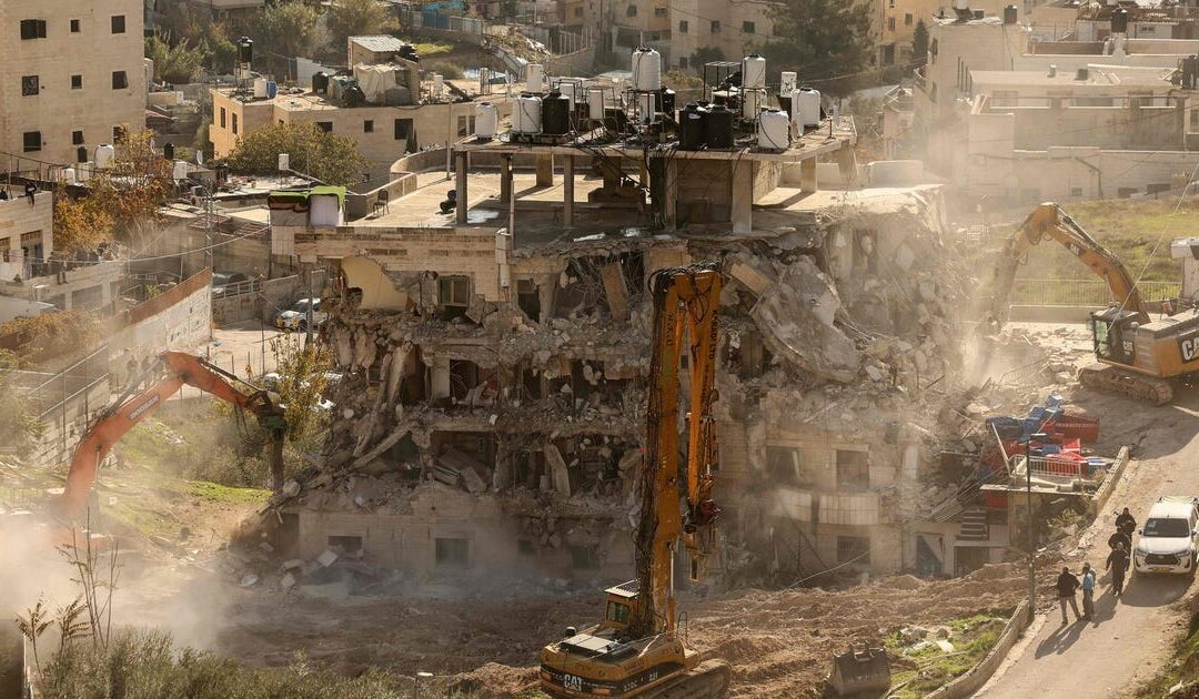 Israel only knows how to demolish Palestinian homes