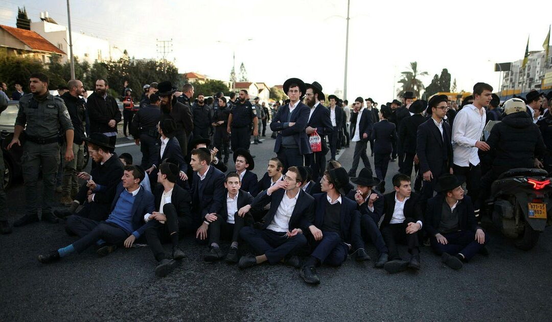Hundreds of Haredi protesters block central Israel highway over draft evasion arrests