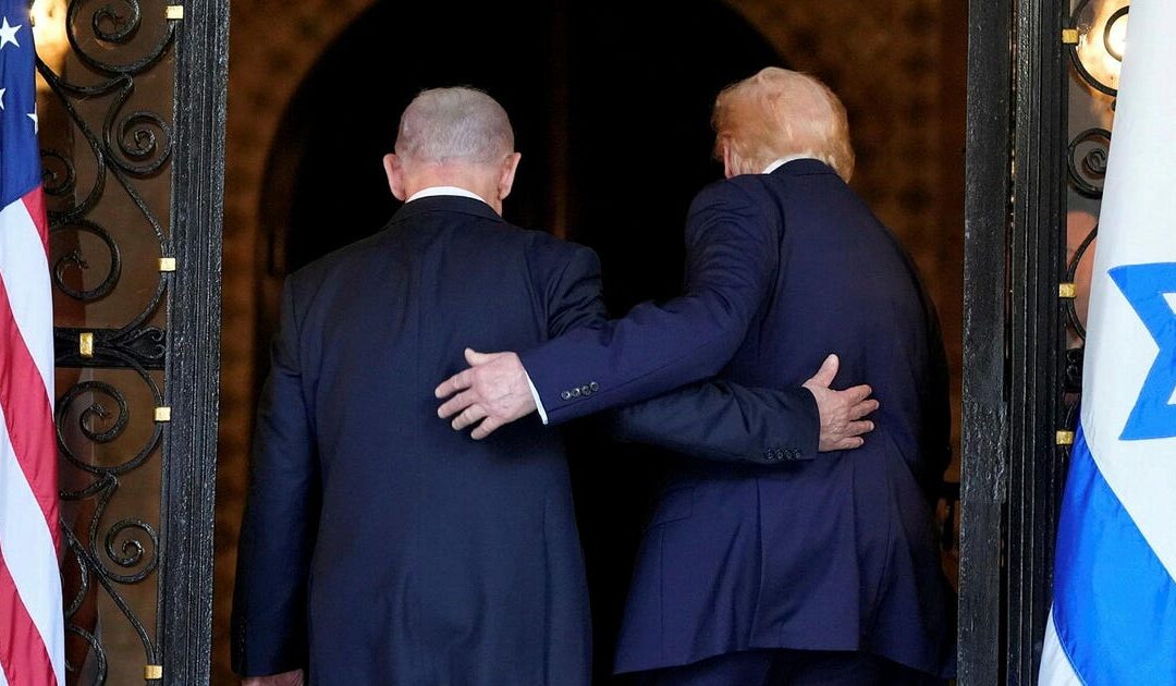Trump's comments outside Mar-a-Lago read like a script direct from Netanyahu