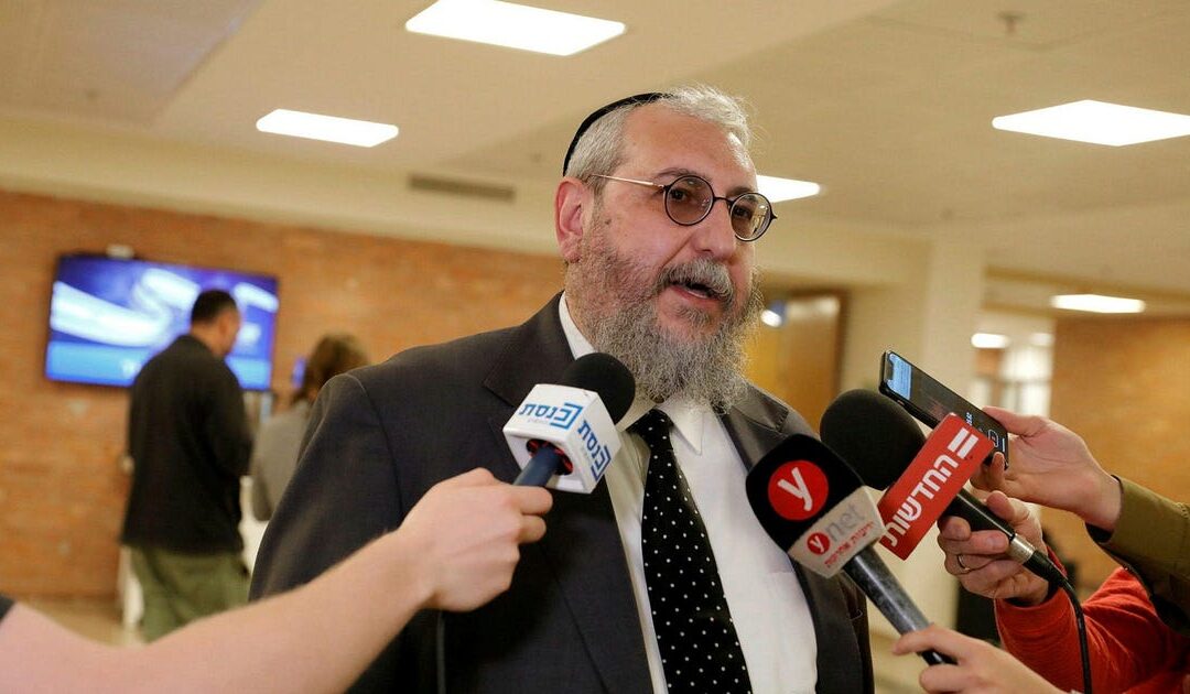 If secular, liberal Tel Aviv must have a Chief Rabbi, if has to be someone who fits the city