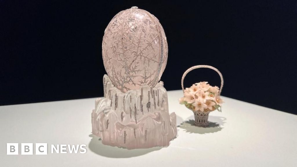 Rare Fabergé egg fetches record £22.9m at London auction