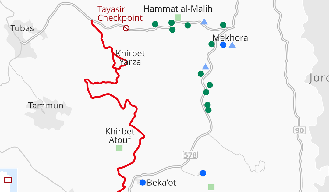 The IDF is building a fence through the Jordan Valley, cutting off Palestinians from 11k acres of their land