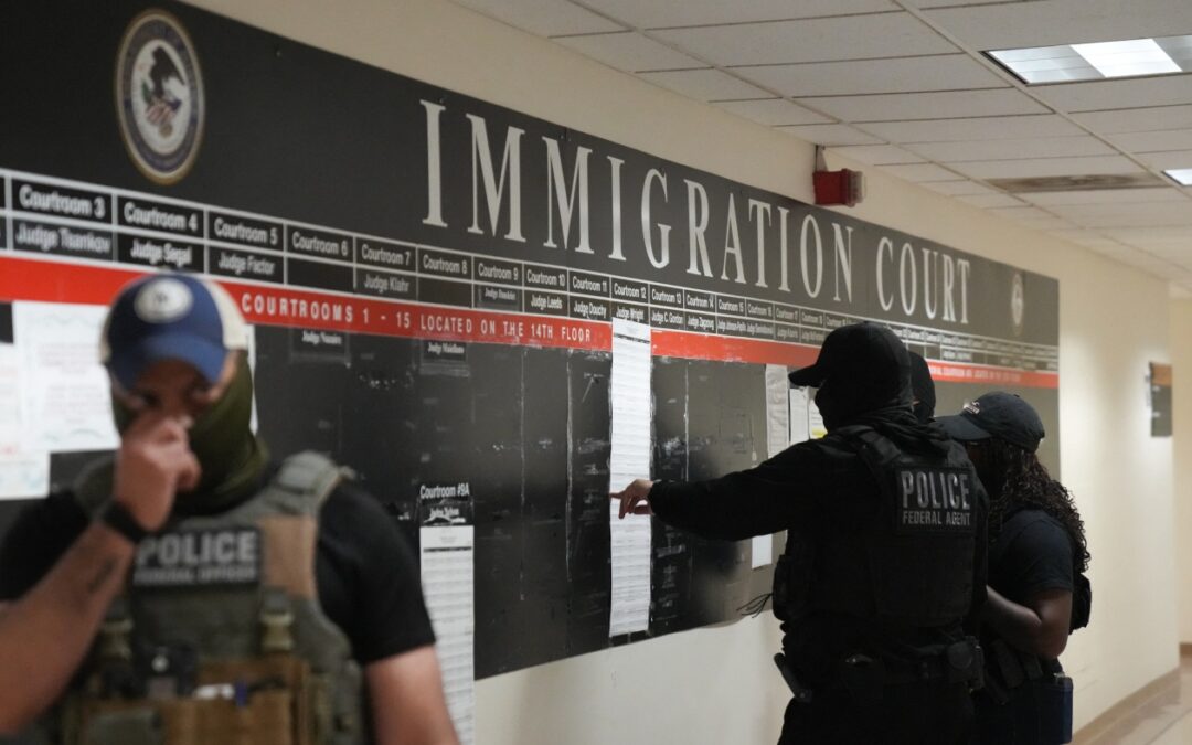 DOJ releases more Epstein files. And, immigration court 'no-shows' surged, NPR finds