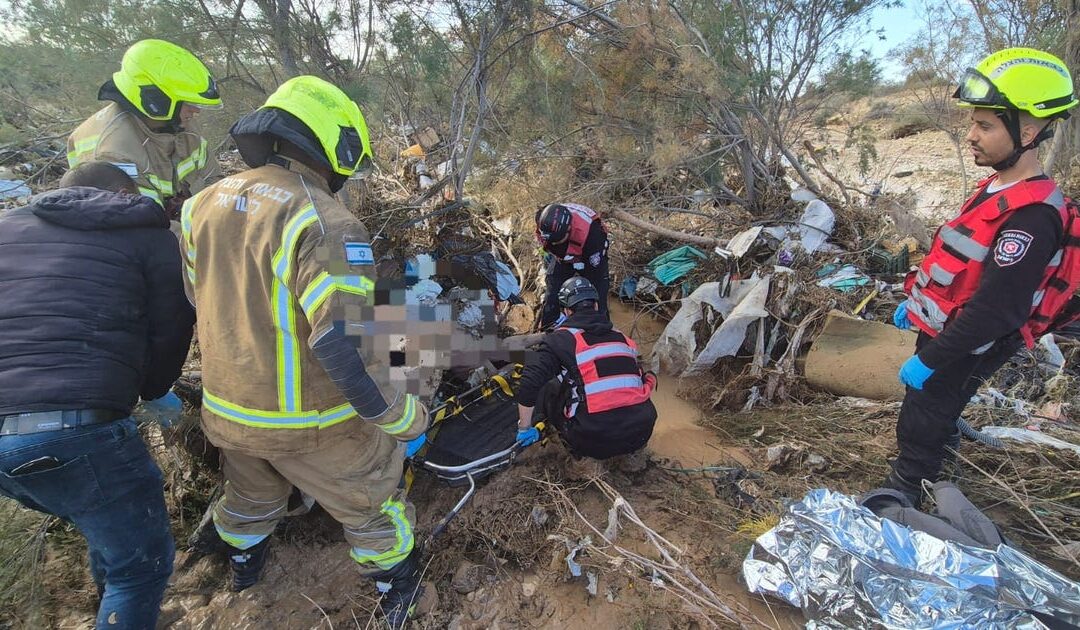 Body of young Israeli man found after being swept away by flash flood caused by heavy rains
