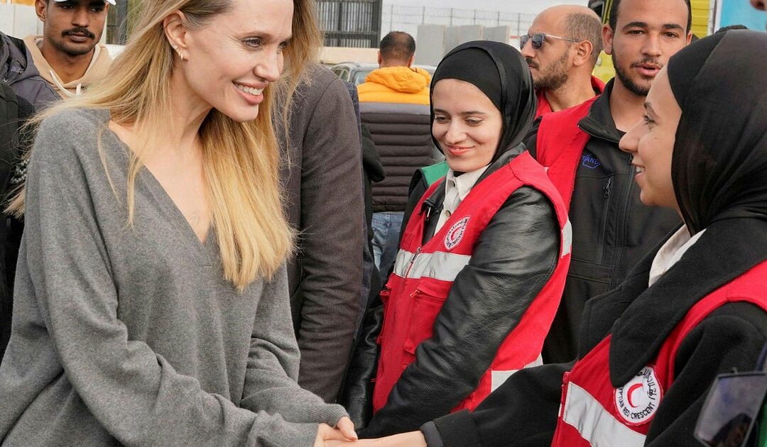Angelina Jolie reportedly visits Egyptian side of Gaza's Rafah crossing
