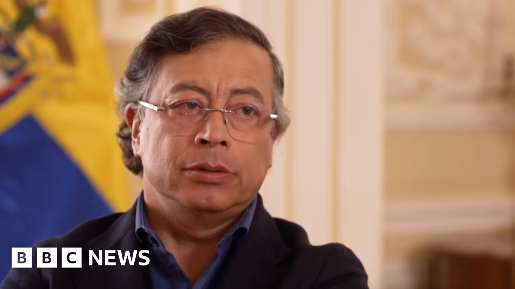 There is a 'real threat' of US military action against Colombia, president tells BBC