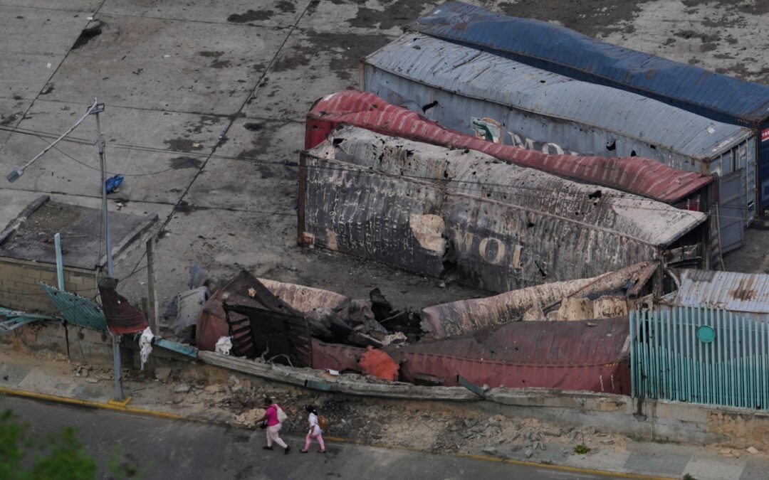 Photos: Aftermath of strikes in Venezuela